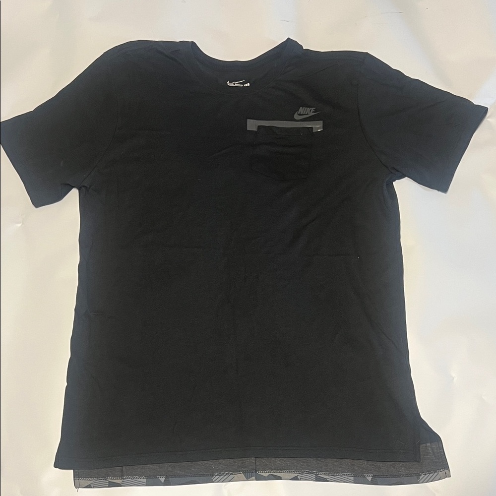 Nike Black Short Sleeve Tee with Subtle Chest Logo